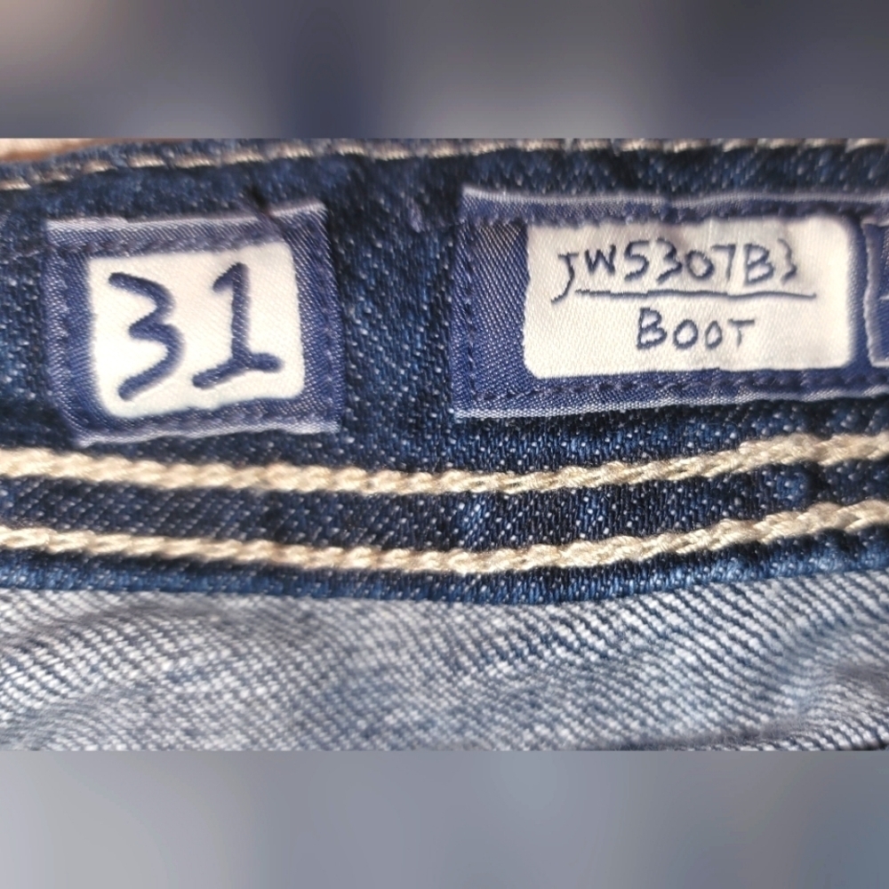 Miss Me Low Rise Bootcut Studded Jeans - Picture 12 of 12